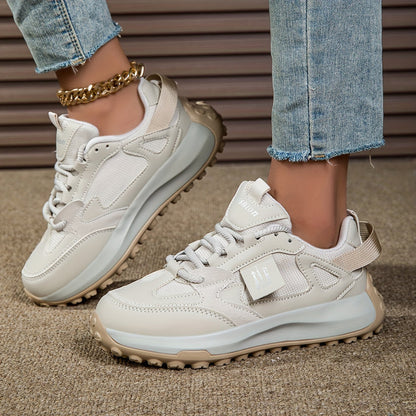 Ergonomic Lace-up Shoes for Women with Soft Sole