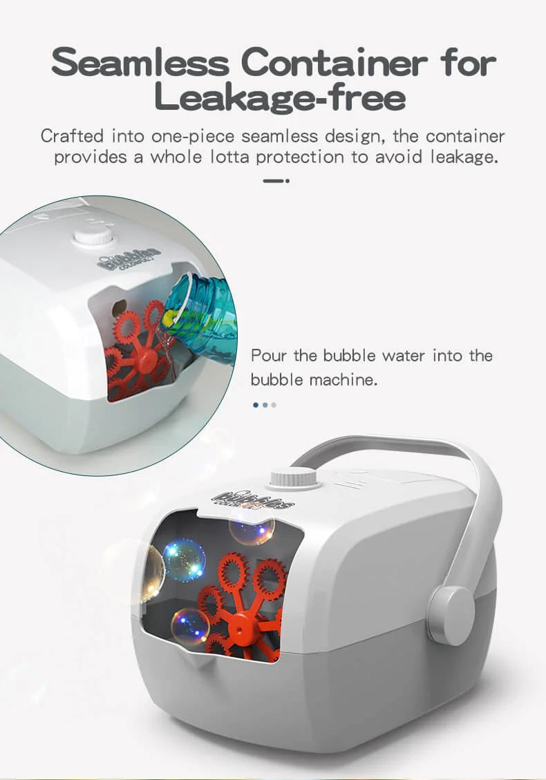 High Power Bubble Machine Automatic For Kids Parties