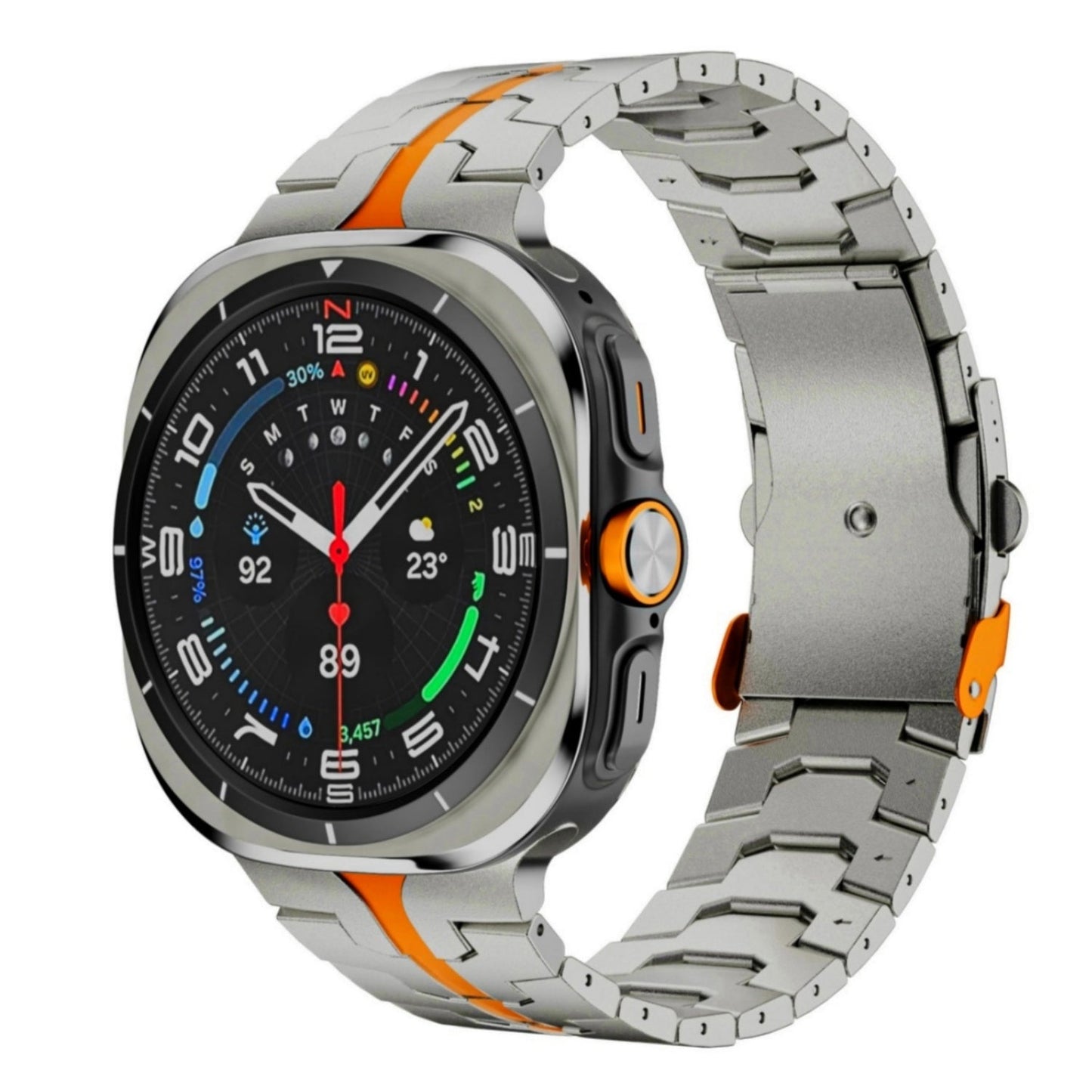 Durable Stainless Steel Smartwatch Band