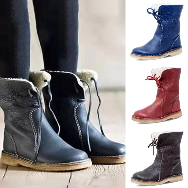 Warm Faux Fur Knee High Snow Boots