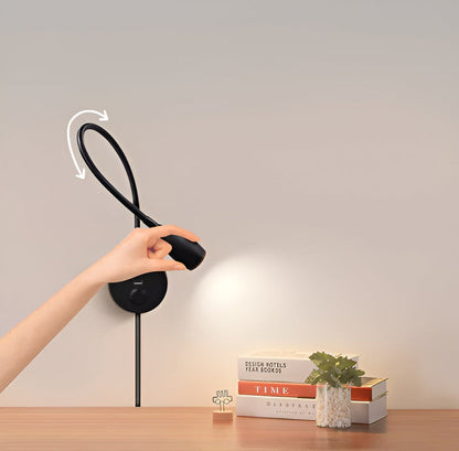 Stylish Flexible Wall Reading Lamp with Dimmable Touch Control