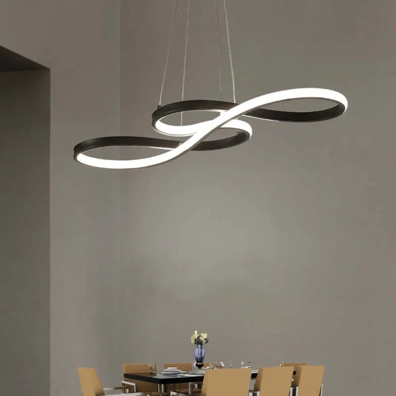 Modern Silver Hanging Light Pendant - OutfitLondon