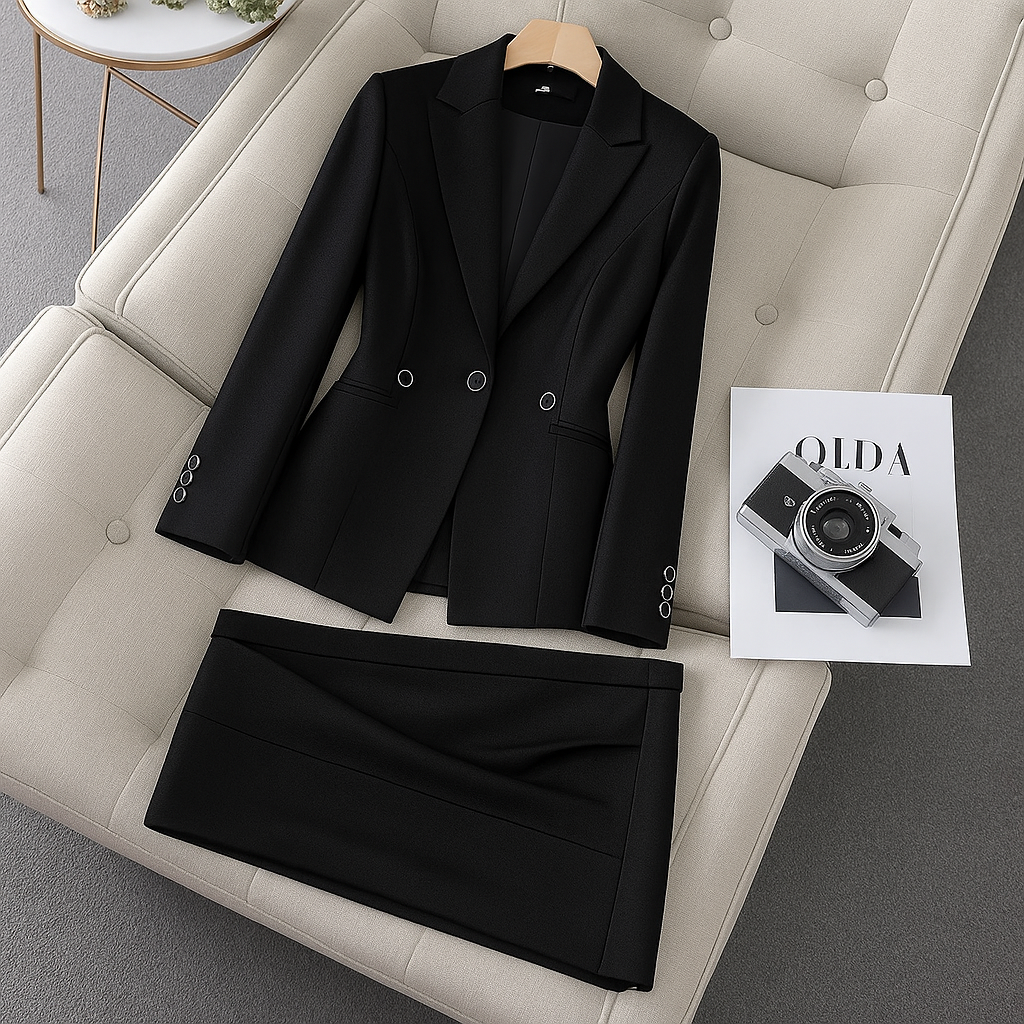Timeless 2 Piece Business Suit Jacket and Pants