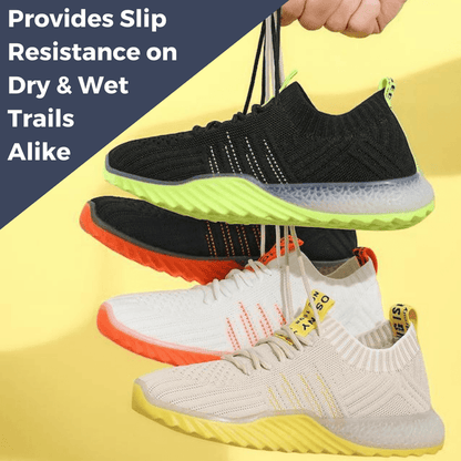 Colorblock Knitted Sneakers For Women