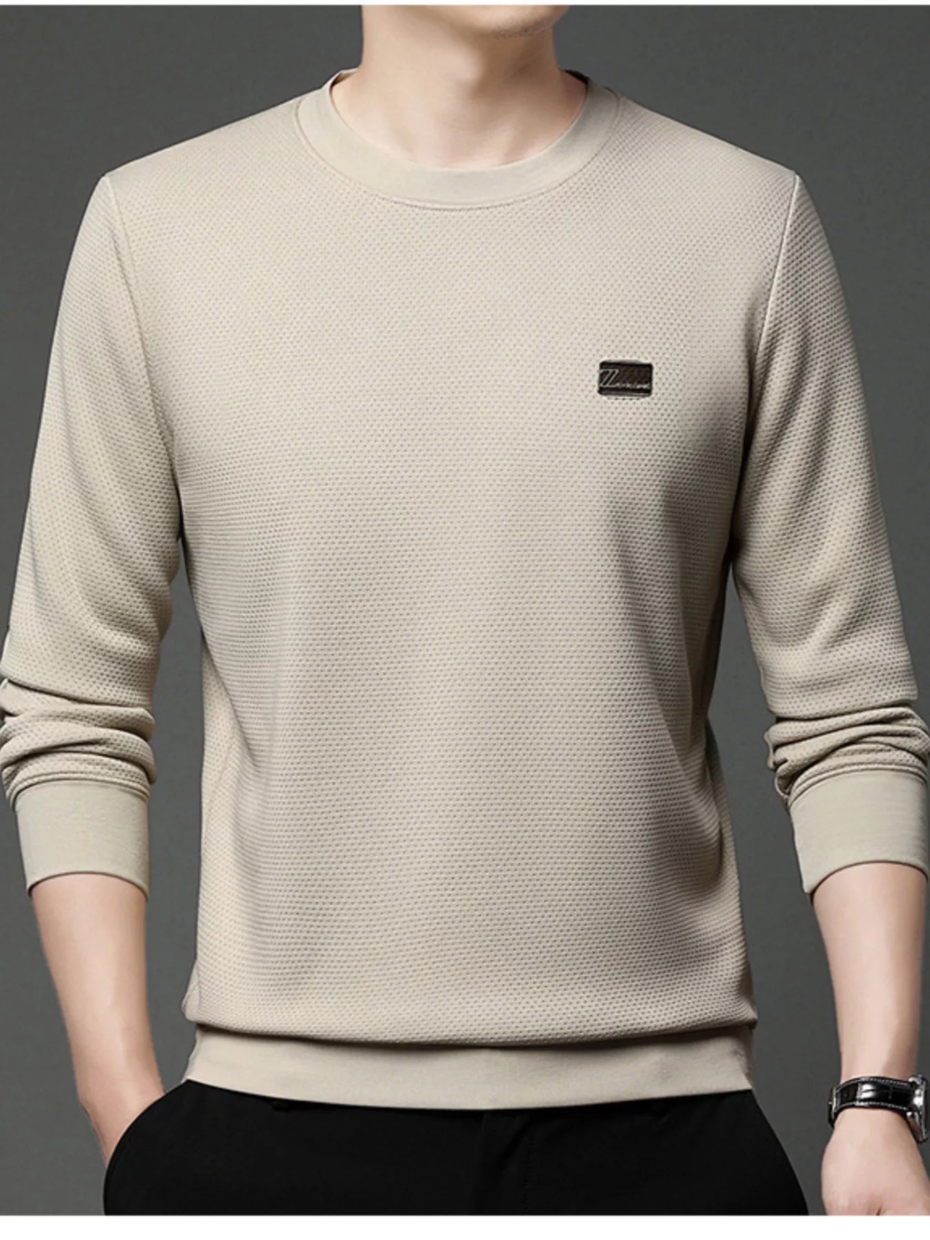 Large Loose Fit Casual Long Sleeve T Shirt