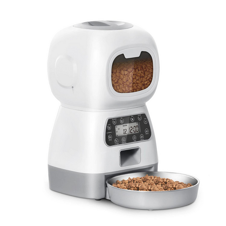 Automatic Cat Dog Feeder With Timer Pet Supplies 3.5L Smart Food Dispenser For Pets
