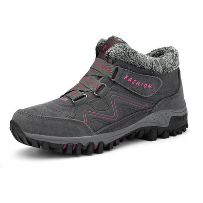 Orthopedic Shoes Anti-collision Velcro Hiking Ankle Sneakers Suede Outdoor