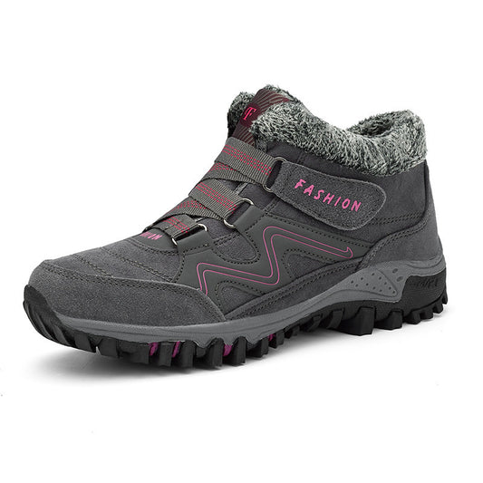 Orthopedic Shoes Anti-collision Velcro Hiking Ankle Sneakers Suede Outdoor