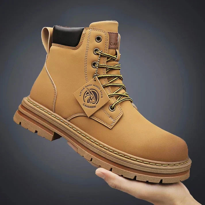 Durable Mens Leather Boots - OutfitLondon