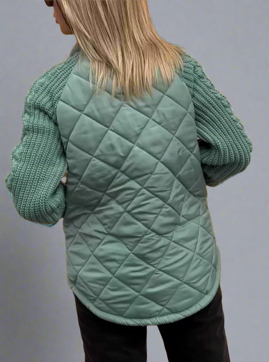 Cozy Jacket with Fleece Sleeves