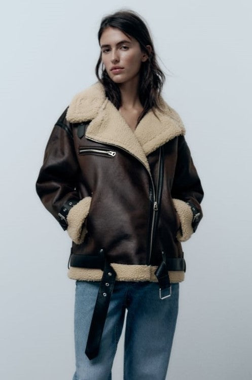Classic Tan Leather Bomber Jacket - OutfitLondon