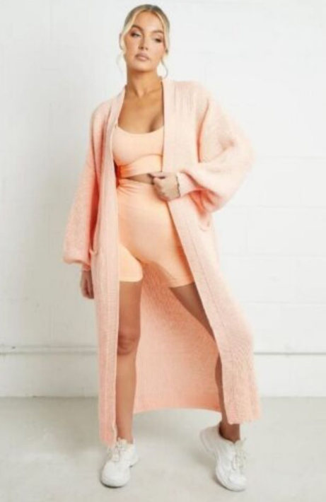 Soft Oversized Cable Knit Cardigan for Women