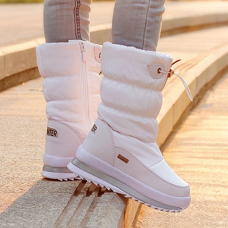 Waterproof Women's Winter Platform Boots