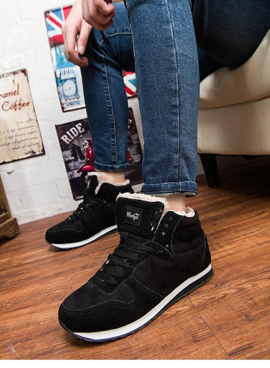 Warm Waterproof Men's Winter Boots