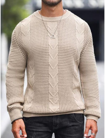 Warm Beige Classic Cashmere Sweater