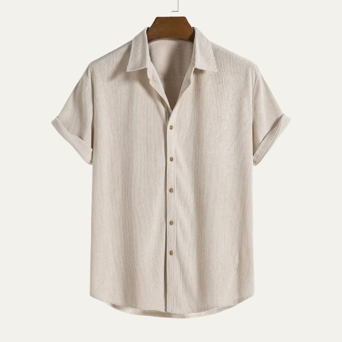Classic Mens Relaxed Fit Corduroy Button Shirt