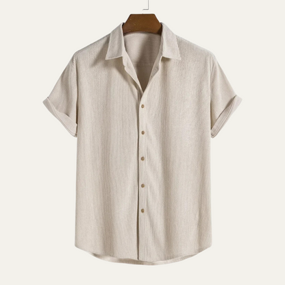 Classic Mens Relaxed Fit Corduroy Button Shirt
