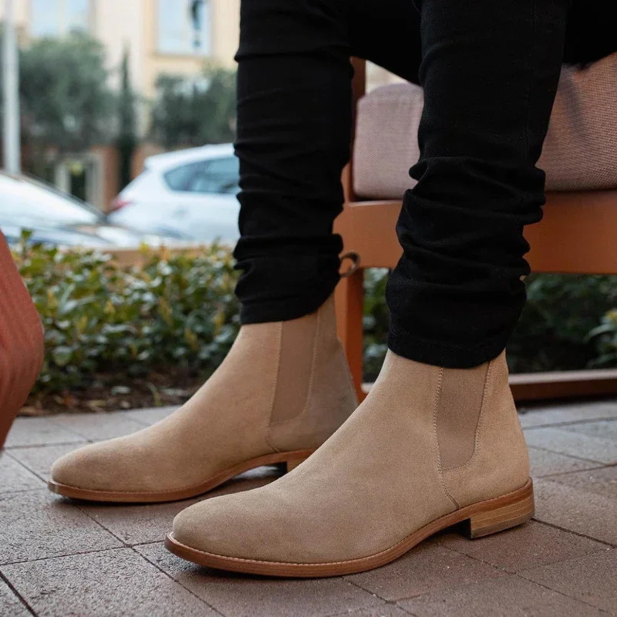 Luxury Suede Chelsea Ankle Boots for Men
