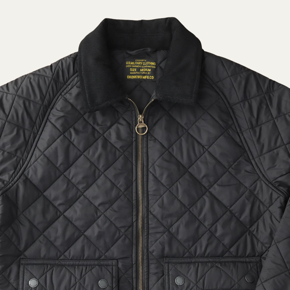 Classic Men's Quilted Bomber Winter Coat