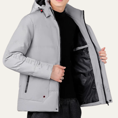 Thick Insulated Men's Hooded Puffer Coat