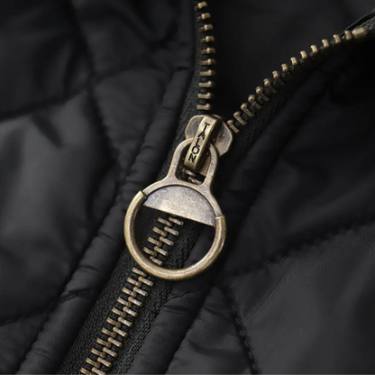 Classic Men's Quilted Bomber Winter Coat