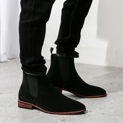 Luxury Suede Chelsea Ankle Boots for Men