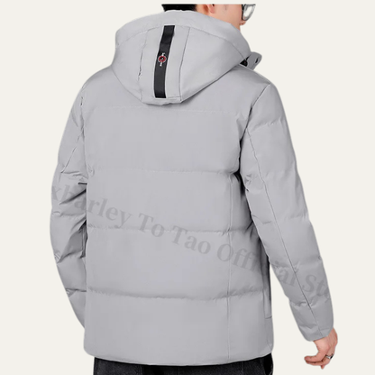 Thick Insulated Men's Hooded Puffer Coat