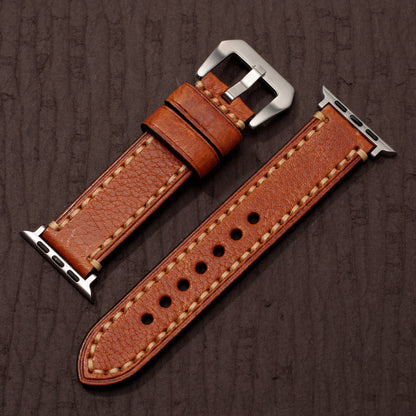 High Quality Tan Leather Watch Band