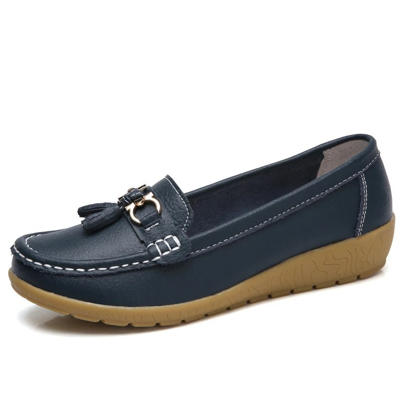 Cozy Suede Slip On Moccasins