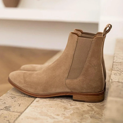 Luxury Suede Chelsea Ankle Boots for Men