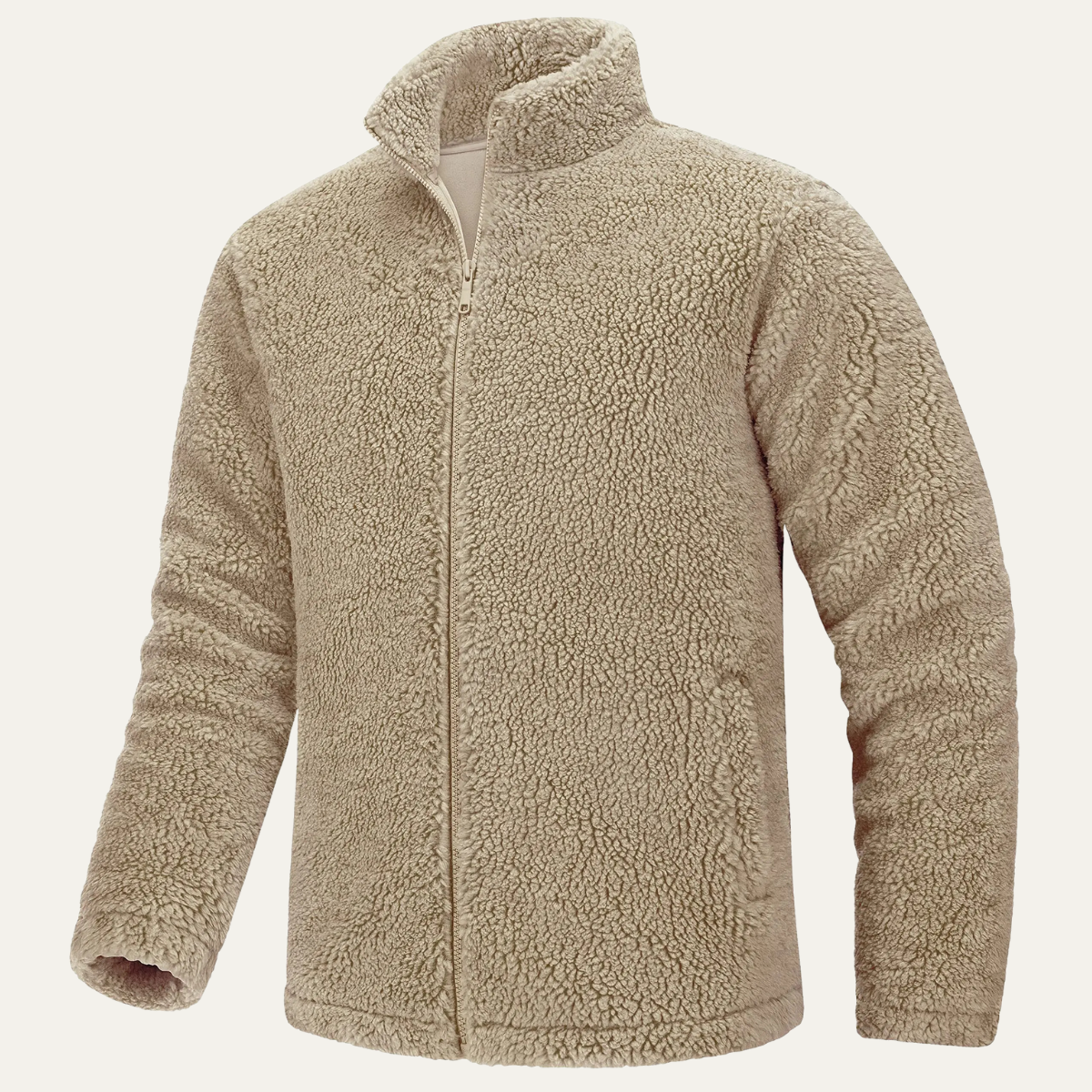 Warm Men's Fleece Winter Coat Jacket