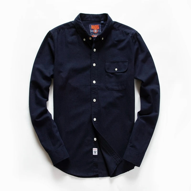 Regular Fit Casual Button Shirt - OutfitLondon