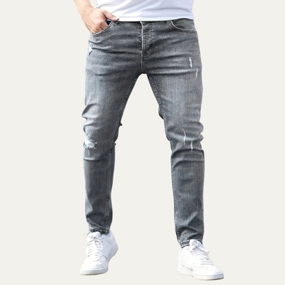 Slim Fit Mens Dark Blue Stretch Jeans