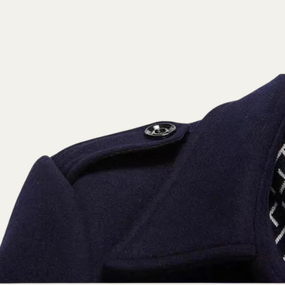 Classic Men's Water Resistant Trench Coat