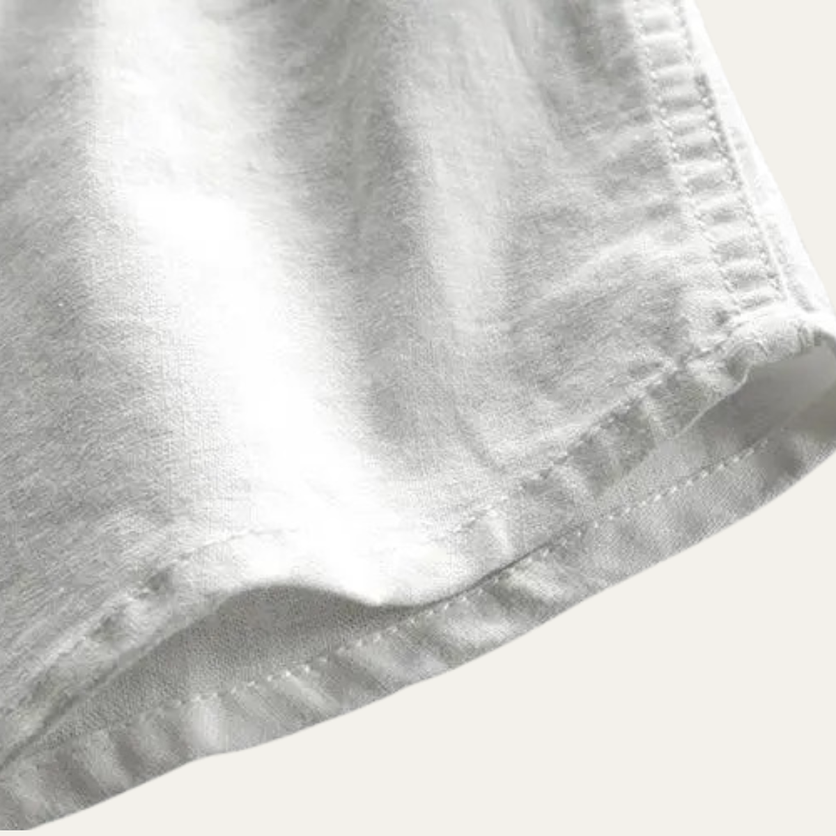Casual Cotton Linen Mens Relaxed Fit Shirt
