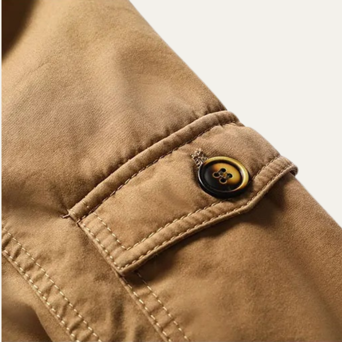 Warm Men's Fleece Lined Parka Winter Jacket
