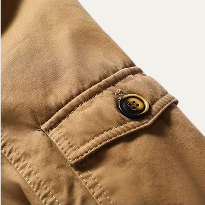 Warm Men's Fleece Lined Parka Winter Jacket