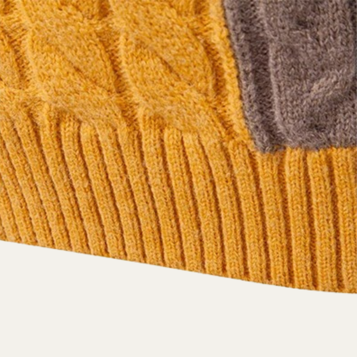 Colourful Men's Multi Knit Turtleneck Sweater