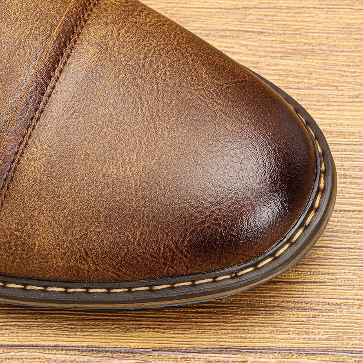 Classic Mens Vintage Leather Lace Up Shoes
