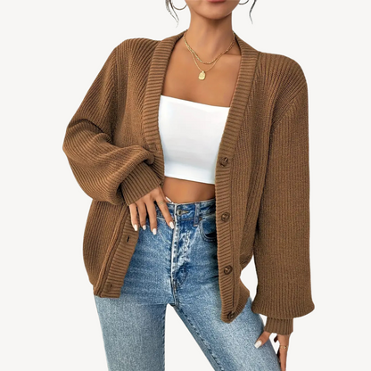 Women's Casual Open Front Cardigan Sweater