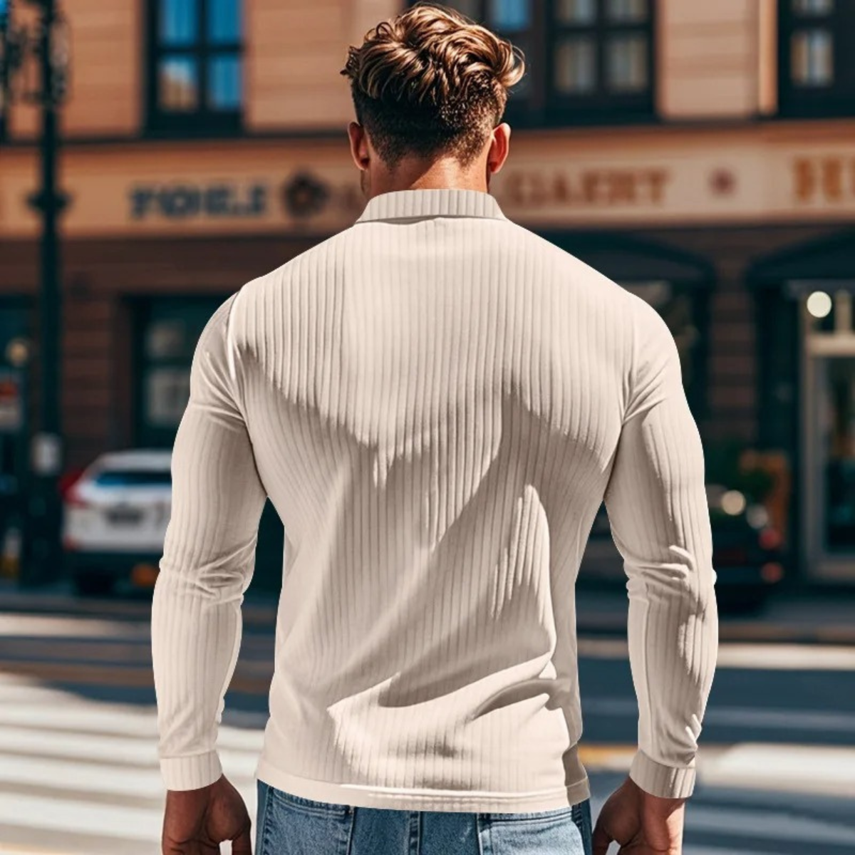 Relaxed Fit Men's Classic Polo Shirt