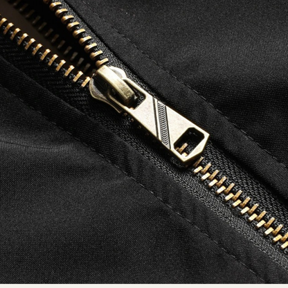 Warm Men's Fleece Lined Hooded Bomber Coat