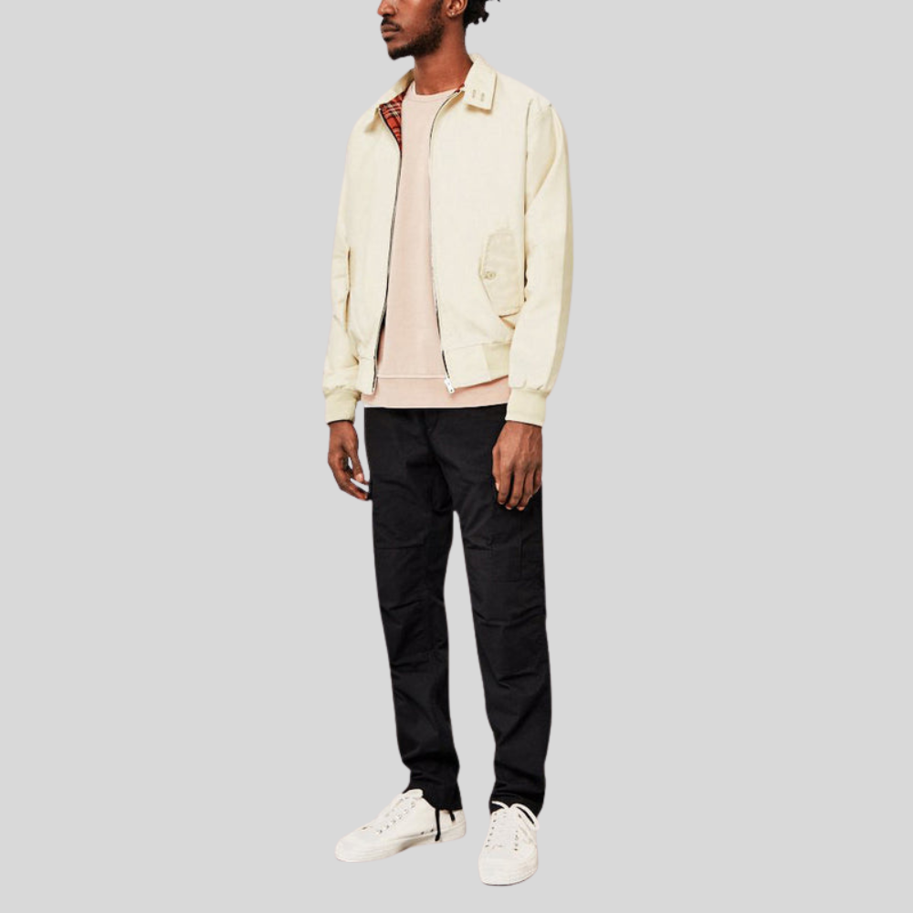 Men's Vintage Zip Up Bomber Jacket