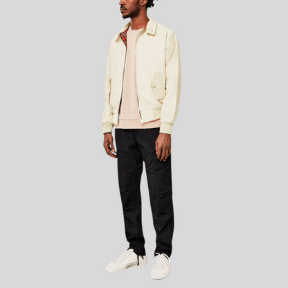 Men's Vintage Zip Up Bomber Jacket