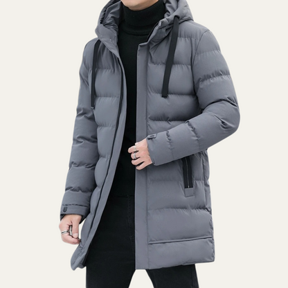 Warm Men's Full Zip Puffer Jacket