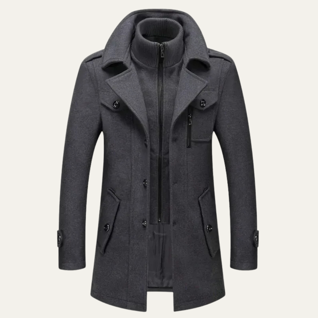 Warm Waterproof Parka Style Long Coat for Men