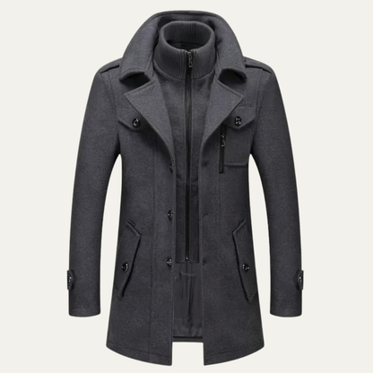 Warm Waterproof Parka Style Long Coat for Men