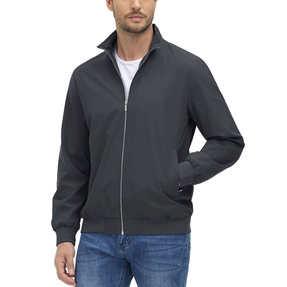 Comfortable Men's Slim Fit Bomber Jacket