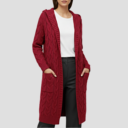 Soft Oversized Knit Open Cardigan Sweater