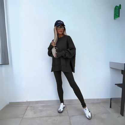 Comfy Long Sleeve Tracksuit Set